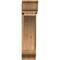 Ekena Millwork Thorton Traditional Rough Sawn Bracket w/ Offset Brace, Western Red Cedar, 8"W x 24"D x 32"H BKT0806X24X32THR01RWR - alternate 3